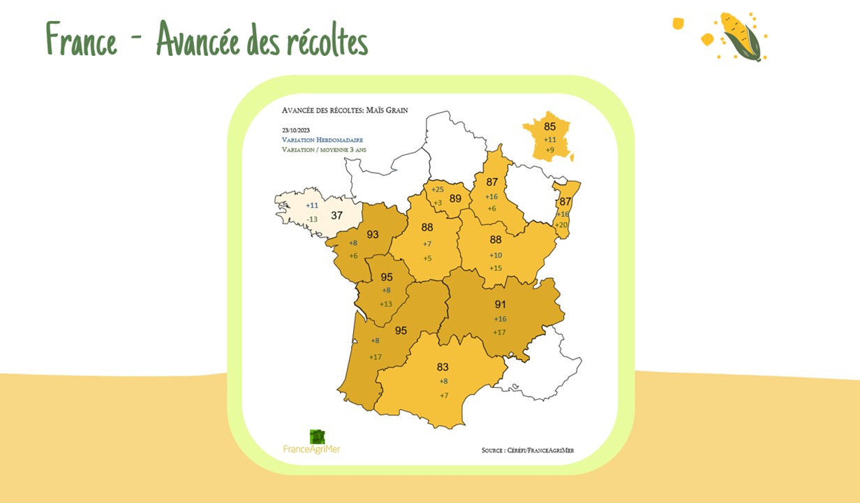 France – Récole de Maïs