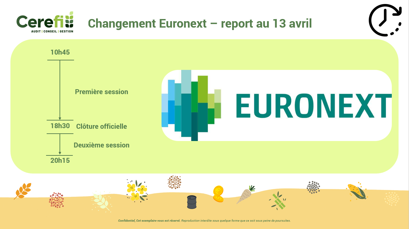 Changement session trading : Euronext